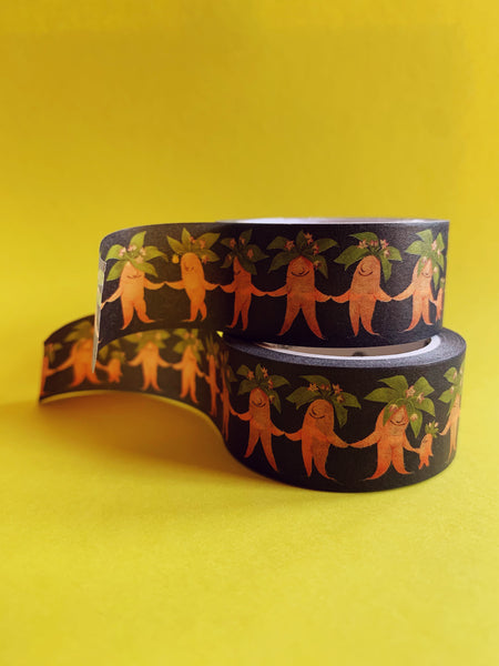 Washi Tape - Mandrake root fam