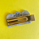 Alligator Hair Clips - Triple Tombstone
