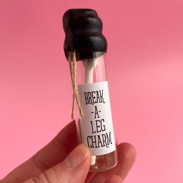 Break-a-Leg Charm for Good Luck