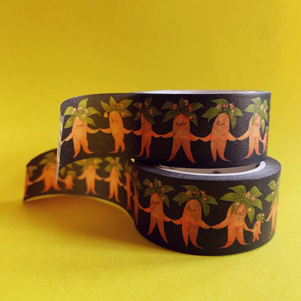 Washi Tape - Mandrake root fam