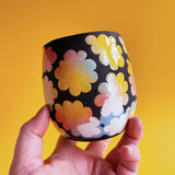 Tumblers - Visibly Mended Rainbow Clouds *SECONDS*